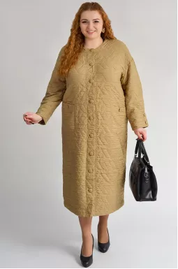 Кардиган довгий з рельєфною фактурою великих розмірів