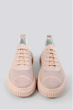 Кеди рожеві з перфорацією великих розмірів