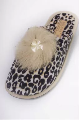 Тапочки леопардовые больших размеров