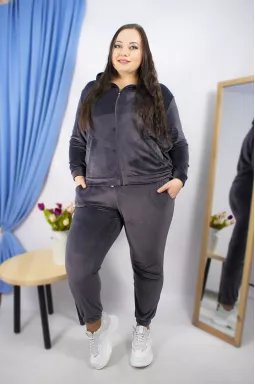 Костюм спортивный велюровый супер батал