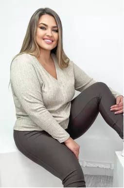 Кофта короткая в разных цветах супер батал