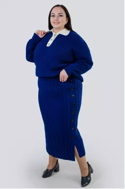 Костюм в'язаний джемпер та спідниця до 66 розміру