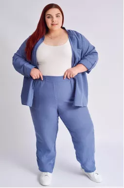 Костюм рубашка и брюки больших размеров