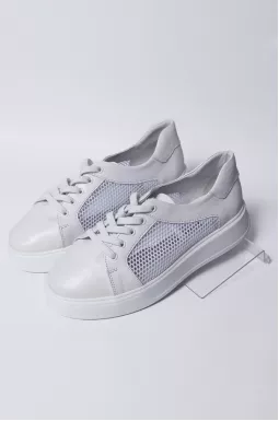 Кросівки з вставками із сітки великих розмірів