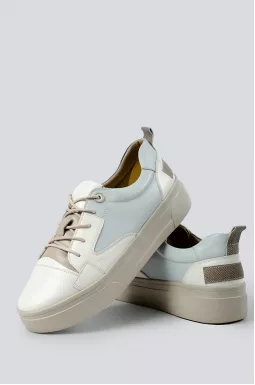 Кросівки блакитно-кремові великих розмірів