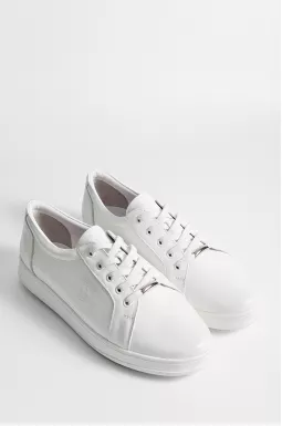 Кеди білі на широкі ніжки великих розмірів