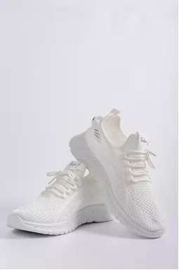 Кроссовки текстильные на шнурках больших размеров