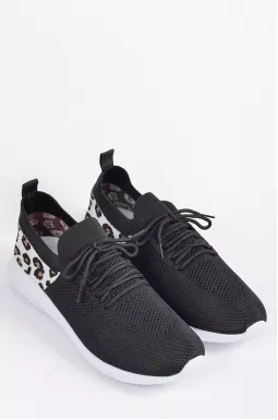 Кросівки з леопардовим принтом великих розмірів