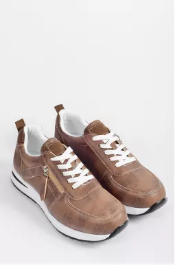 Кроссовки в коричневом цвете больших размеров