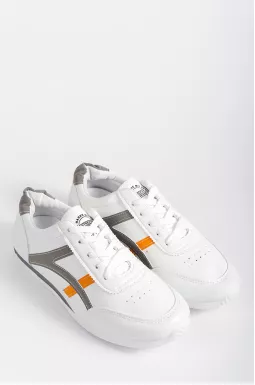 Кроссовки с цветными декоративными вставками больших размеров