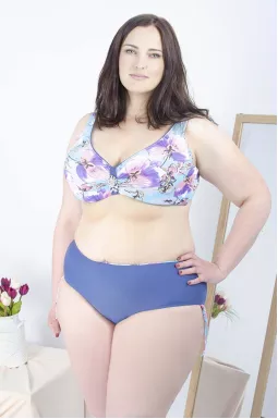 Купальник з прикрасою роздільний батал