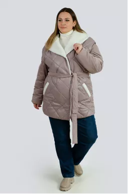 Куртка-трансформер с поясом больших размеров