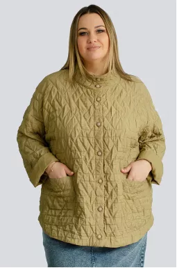 Куртка стьобана великих розмірів