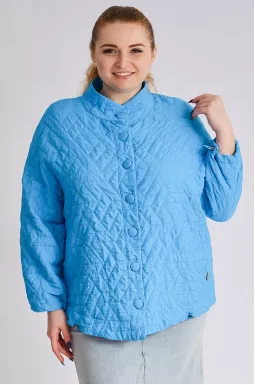 Куртка стьобана з витинанкою великих розмірів