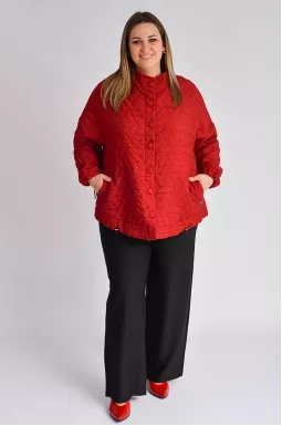 Куртка стеганная с вытинанкой больших размеров