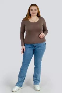  Лонгслів однотонний супер батал