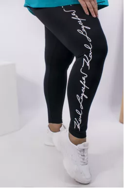 Лосини довгі принт батал