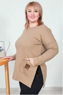 Лонгслів довгий з кишенями супер батал