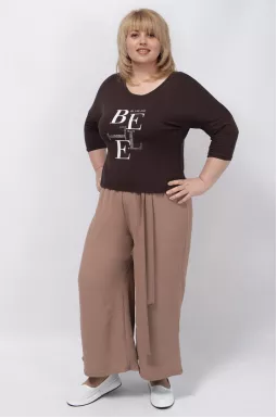 Лонгслів короткий зі стразами супер батал