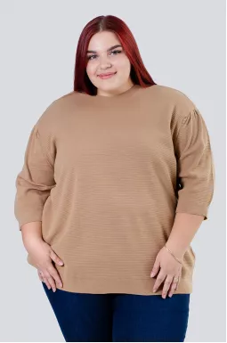 Лонгслів довгий в'язаний батал