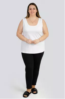 Топ-майка з широкими бретелями великих розмірів