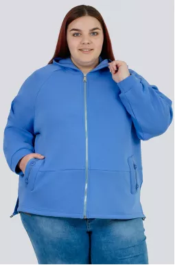 Мастерка трикотажна у різних кольорах великих розмірів