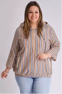 Мастерка льняная больших размеров