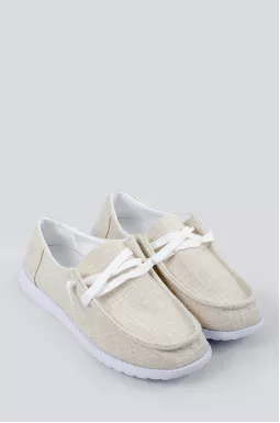 Кремові мокасини великих розмірів