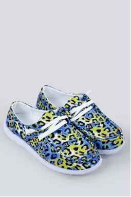 Леопардові мокасини великих розмірів