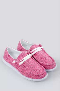 Рожеві мокасини великих розмірів