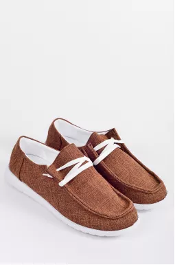Коричневые мокасины больших размеров