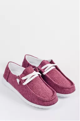 Мокасины сиреневого цвета больших размеров