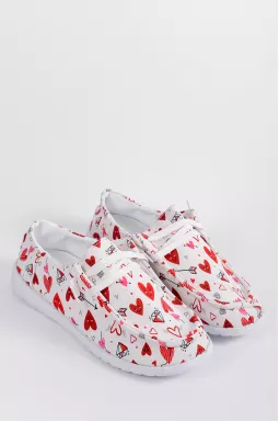 Мокасини з яскравим принтом великих розмірів