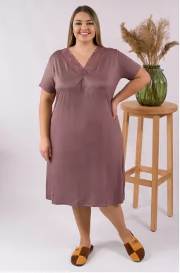  Короткая ночная рубашка батал