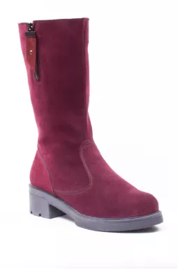 Демисезонные замшевые полусапоги в разных цветах больших размеров.