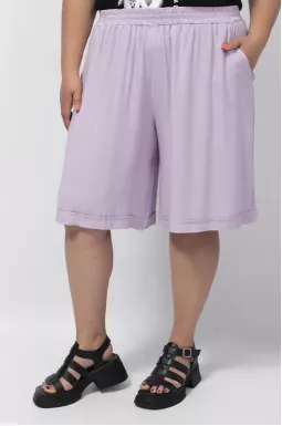 Шорти штапельні на резинці супер батал