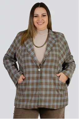 Піджак в клітинку великих розмірів