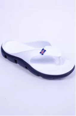 Вьетнамки резиновые белые больших размеров