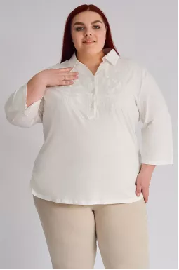 Поло з вишивкою великих розмірів