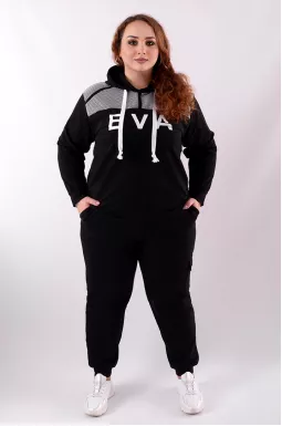 Прогулочный костюм без молнии батал