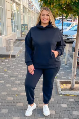  Прогулочный костюм на флисе супер батал