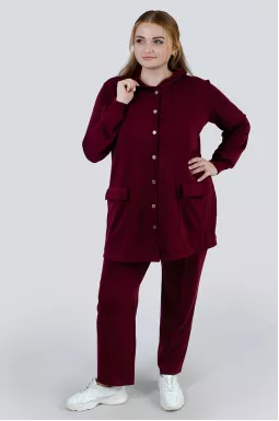 Прогулочный трикотажный костюм в разных цветах супер батал