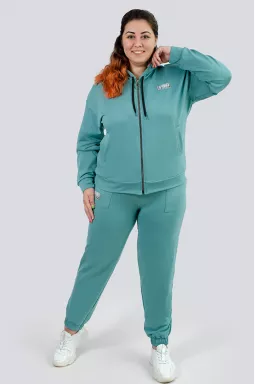 Прогулочный костюм мастерка и брюки больших размеров