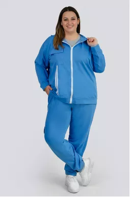 Прогулочный костюм с карманами больших размеров