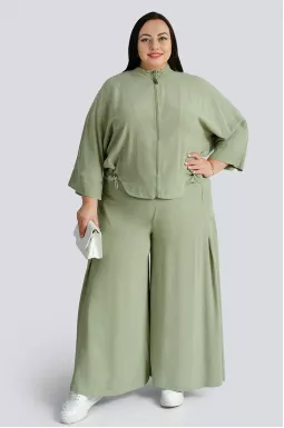 Костюм - брюки с застежкой на молнию больших размеров