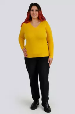 Пуловер короткий великих розмірів