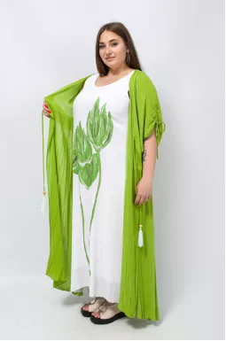 Сарафан-платье с кардиганом батал