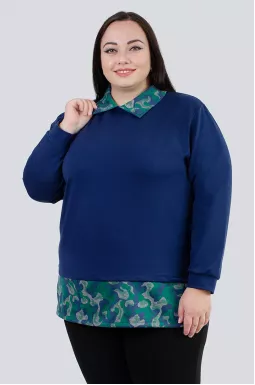 Туніка з коміром супер батал