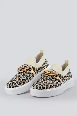 Сліпони в леопардовий принт великих розмірів