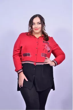 Стильна довга сорочка з принтом